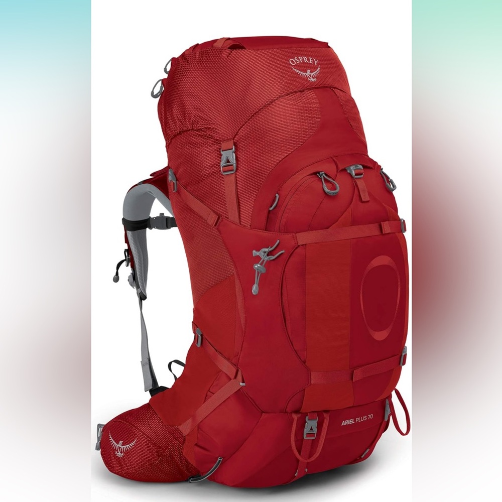 Osprey Ariel Plus 70 Red Backpack